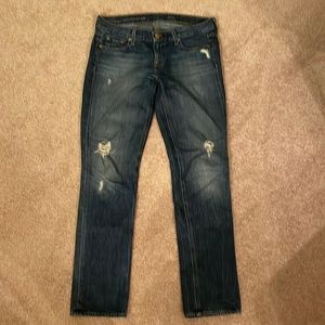 J. Crew Vintage Matchstick Low rise Straight Jeans Size 27S